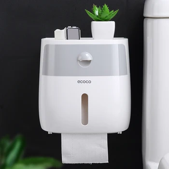 

Bathroom Accessories Wall-Mounted Bathroom Tissue Dispenser Tissue Box for Multifold Paper Towels Tissue Storage Box with Drawer