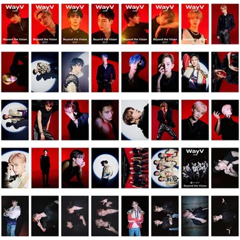

40PCS/Set High Quality Kpop NCT WAYV Photo Cards Winwin Lucas Ten HD Photocard LOMO Cards Stationery Set