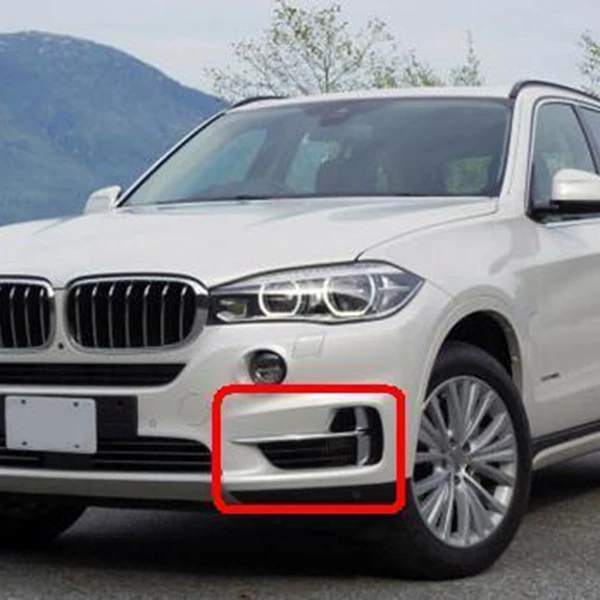 Накладка бампера для Bm w X5 передняя вставка бампера, решетка крышки, роскошная линия Хром Bm