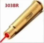 303BR 50 шт. CAL. 9 мм. 45. 30. 222REM. 223REM 7,62X39 30-30WIN 7X57R. 308 7,62X54. 38 20GA картридж с красным лазерным отверстием Sighter Boresighter - Цвет: 303BR
