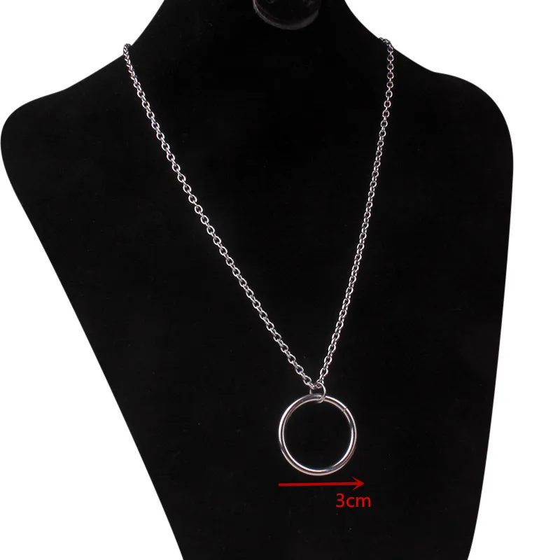 3mm circle di100 Цепочка Из Нержавеющей Стали 3 мм, Трендовое ожерелье с головой ангела, кролика, тигра, ожерелье с единорогами для женщин, унисекс, ювелирное изделие, новое ожерелье в стиле панк с пламенем - Окраска металла: 3mm circle di100
