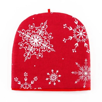 

Teapot-warmer "White snowflakes" 28x28cm, 100% cotton, 164g / m2 5135293