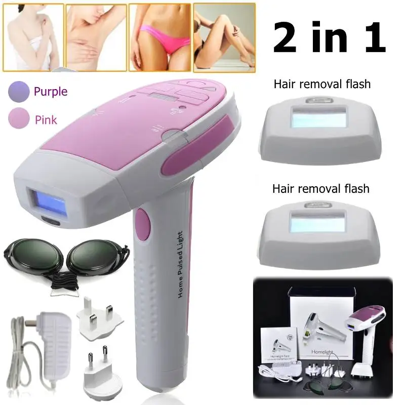 

2in1 IPL Laser Hair Removal Machine Laser Epilator Hair Removal Permanent Bikini Trimmer Electric depilador a laser