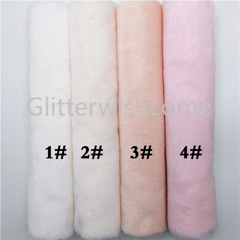Glitterwishcome 21X29 см A4 Размеры двухсторонний мех тканевые простыни для банты, GM581A