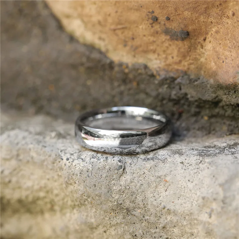 Tigrade Classic Jewelry 2/4/6/8mm Cute Men Women Simple Rings Polish100% Pure Tungsten Carbide Ring Wedding Band Engagement Ring 5