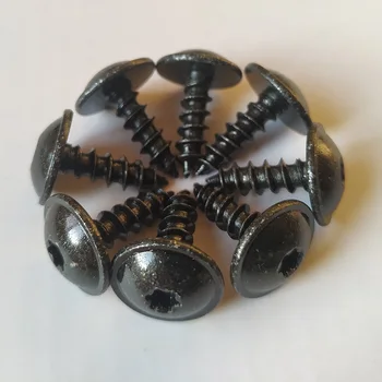 

10Pcs Car Engine Cover Undertray Splashguard Wheel Arch Grille Bumper Skirt Torx Screw Bolt Fastener Clip 5x15mm For VW Golf