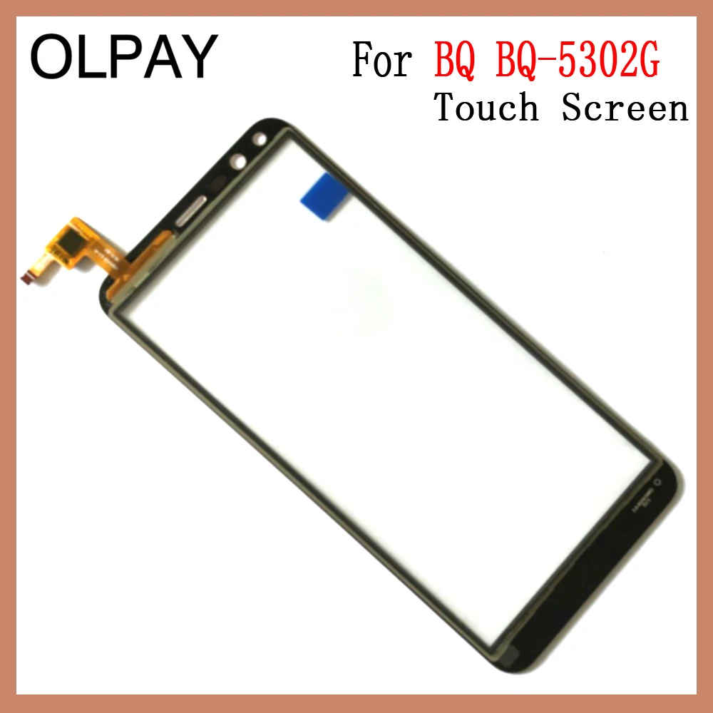 OLPAY 5,3" мобильный сенсорный экран сенсор для BQ BQ-5302G Velvet 2 BQ-5302 BQ 5302G сенсорный экран дигитайзер Передняя стеклянная панель