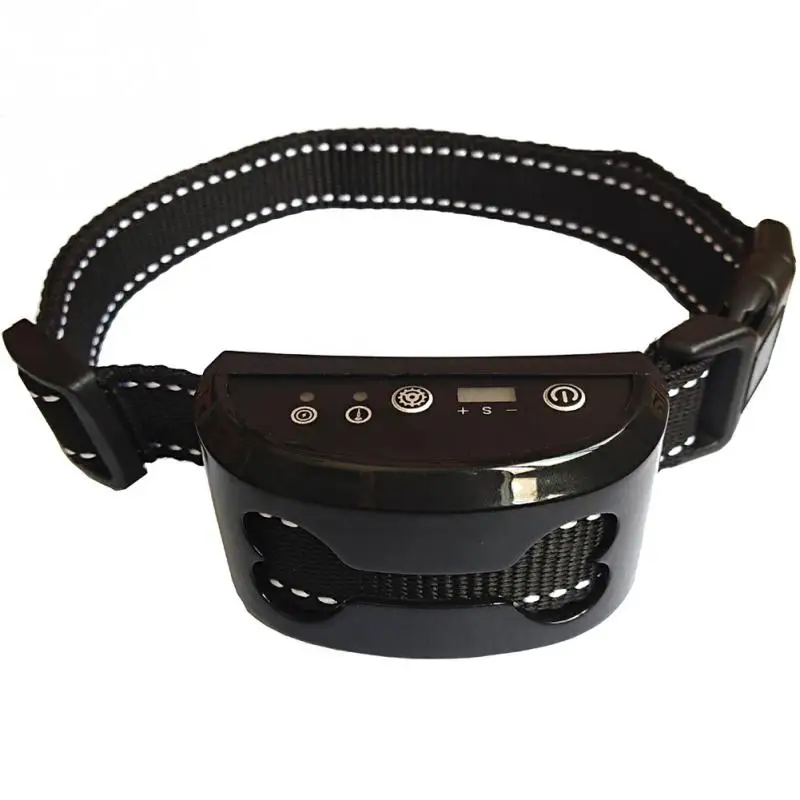 

Shock Control Ultrasonic Outdoor Training Adjustable Pet Rechargeable Decoration Automatic Waterproof Dog Collar Anti Bark