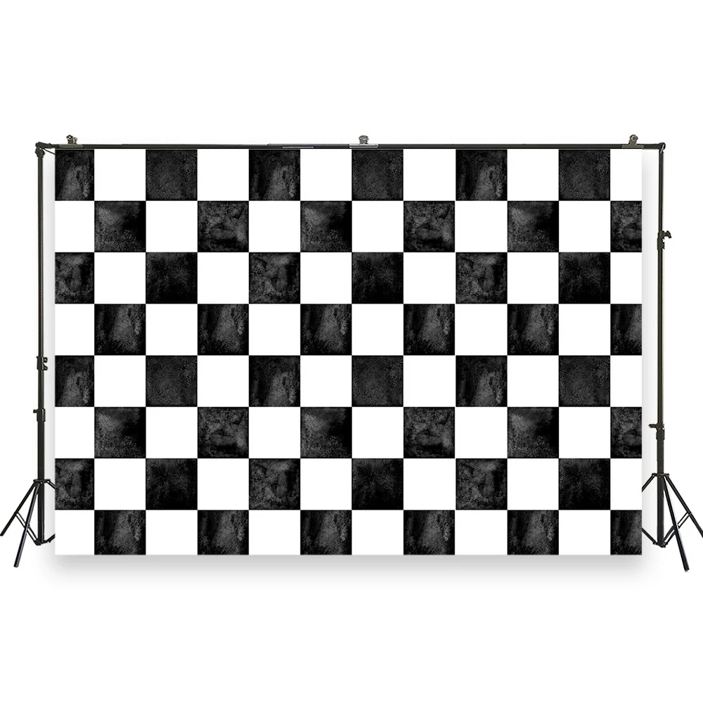 

HUAYI фото фон новорожденных день рождения фотографии фонов черный и белый квадрат пользовательские студия фотобудка Floordrop XT-7170