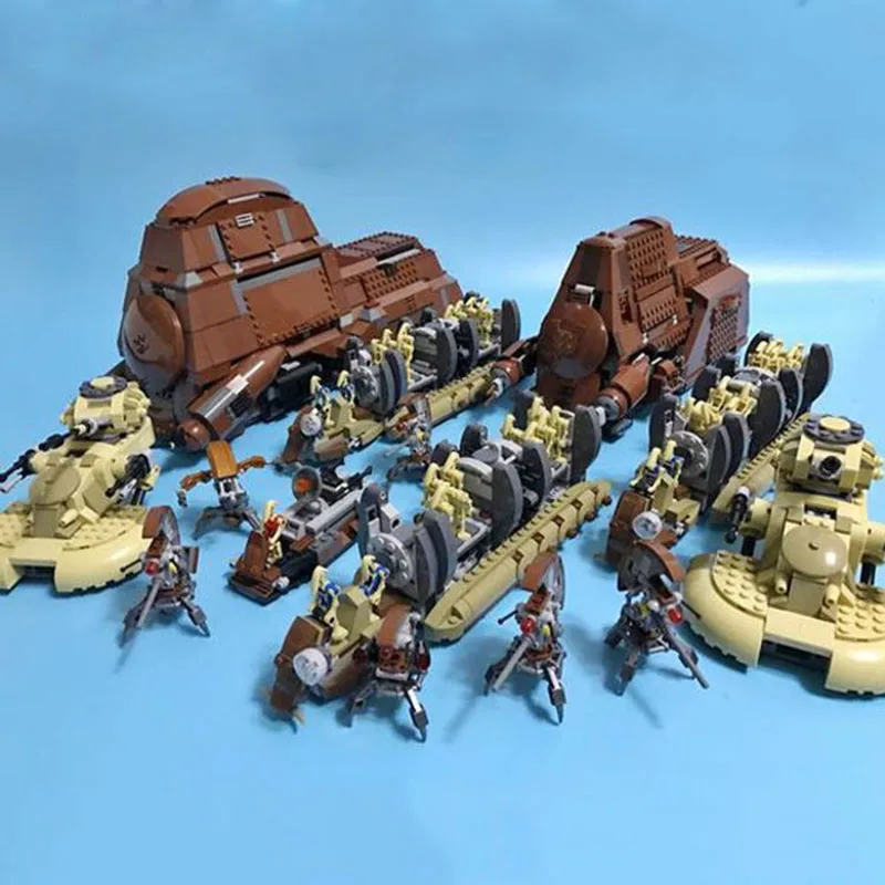 

05069 The Federation Transportation Tank Set MTT Building Blocks Bricks Toys Compatible Bela Star Wars 7662 1338Pcs