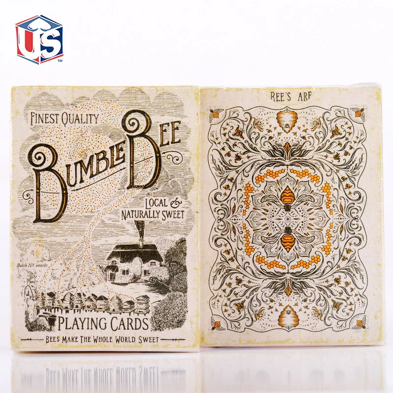 Bumble Bee Playing Cards Ellusionist Deck Bicycle Magic Cards USPCC Limited Edition Poker Size Magic Tricks Props for Magician
Bumble Bee Playing Cards Ellusionist Deck Bicycle Magic Cards USPCC Limited Edition Poker Size Magic Tricks Props for Magician