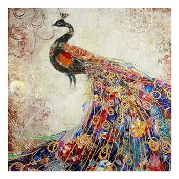 

5D Diamond Embroidery DIY Beautiful Peacock Pictures Diamond Needlework Cross