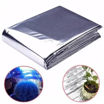 

210x120cm Plant Silver Reflective Film Indoor Garden Special Heating Cloth Grow Covering Sheet Greenhouse Growing Accessories