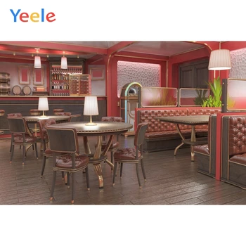 

80s Pub Music Jukebox Old Retro Bar Classic Photocall Photography Backdrop Personalized Photographic Background For Photo Studio