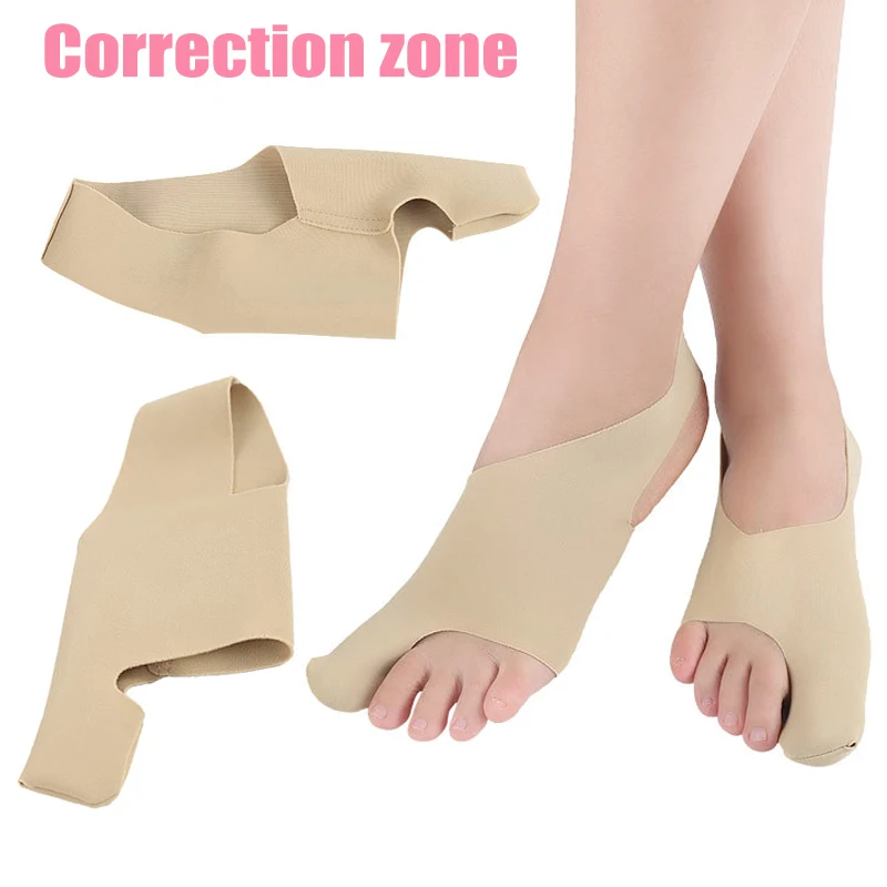 

1 Pair Bunion Toe Straightener Bandage Hallux Valgus Corrector Foot Care Orthosis Support Hallux Valgus Bandage Correction Band