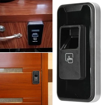 

Biometric Fingerprint Lock Control Home Drawer Cabinet Office Security