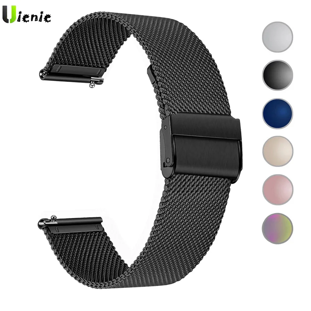 Ремешок для Samsung galaxy watch Active 2 44 мм 40 быстросъемный Браслет Миланская петля из
