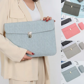 

Fashion Solid Sleeve Case 11'' 12'' 13'' 14'' Ultra Thin Laptop Case Bag for Macbook Air 13.3 inch 11.6 Case for Lenovo/Dell