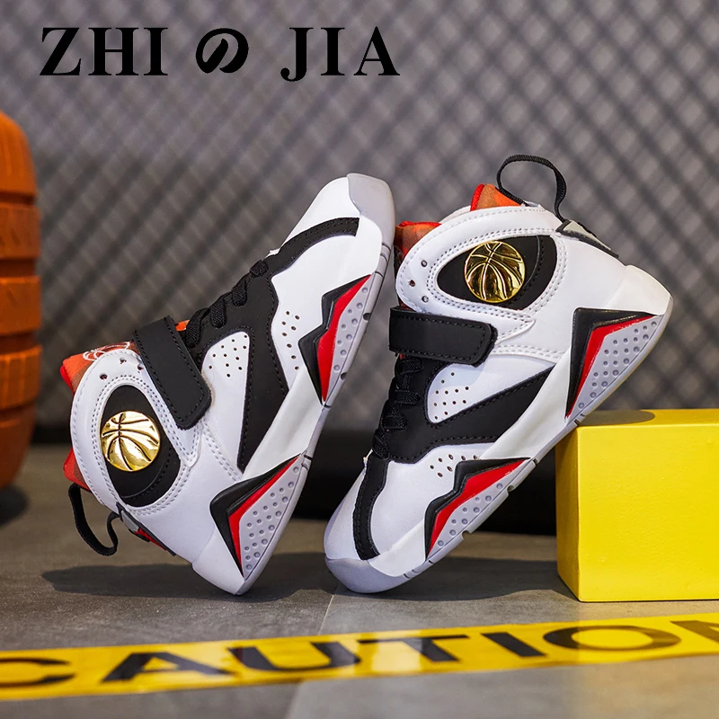Children's Basketball Shoes Boys Sneakers Outdoor Trainers Non-slip Kids Sport Shoes kids sneakers,sports shoes,kids sports shoes,kids shoes