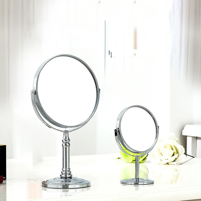 $US $4.16 Double Sided Magnifying Beauty Cosmetic Mirrors Desk Stand Portable Makeup Mirror Gifts