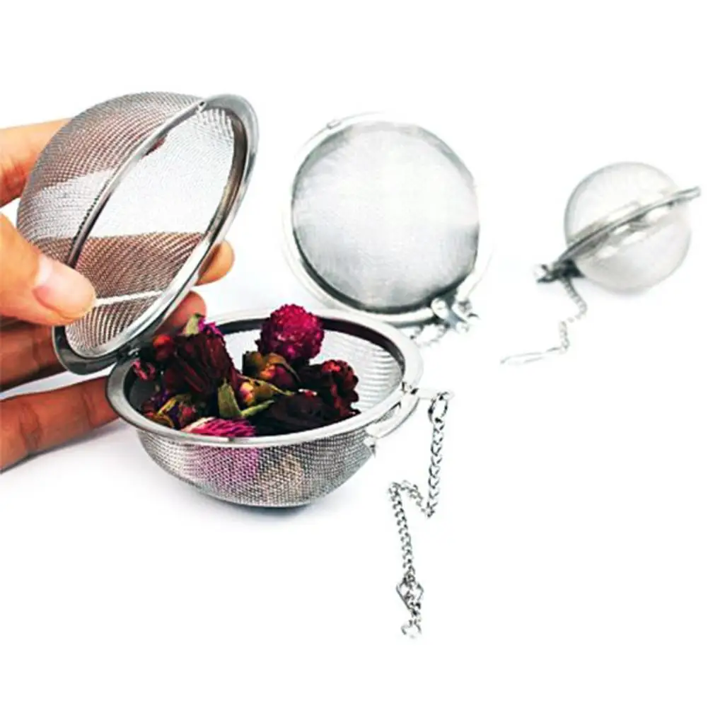

Stainless Steel Seasoning Balls Tea Filter Tea Tools Tea Infuser Brewing Device Herbal Spice Filter Kitchen Tools