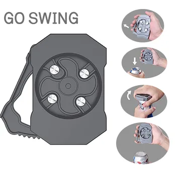

Go Swing Topless Can Opener Manual Hand Held Smooth Edge Beer Can Opener Tool Bottle Brogrow Draft Top Mint Effortless Openers