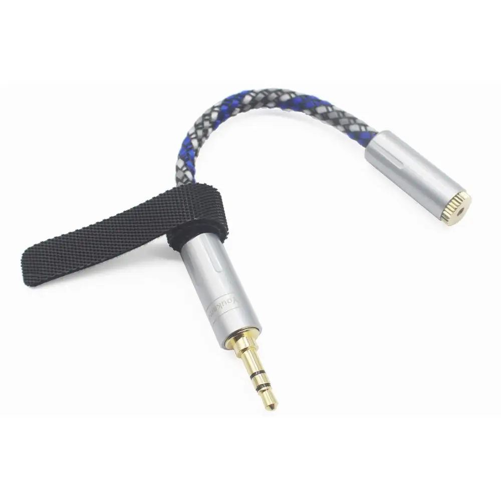 

[ 3.5mm Male ] 3.5mm Male to 2.5mm Female 8 Core Silver Plated Headphone Earphone Audio Adapter Cable New in Box 3.5mm to 2.5mm