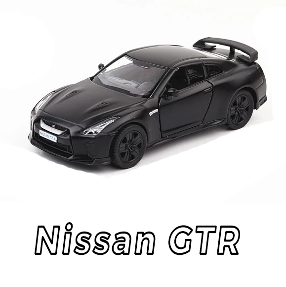 Модель автомобиля из искусственного сплава в масштабе 1:36 матовый автомобиль Nissan