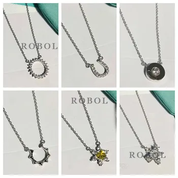 

XL TFB TTFF RLLEN High Quality Original 925 Sterling Silver Necklace Pendant DIY Jewelry Girl Ladies Jewelry Gift Free Shipping
