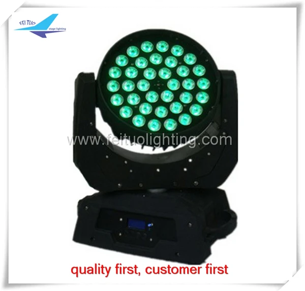 E-8pcs с корпусом led мыть движущаяся головка 36*10 dj огни rgbw 4в1