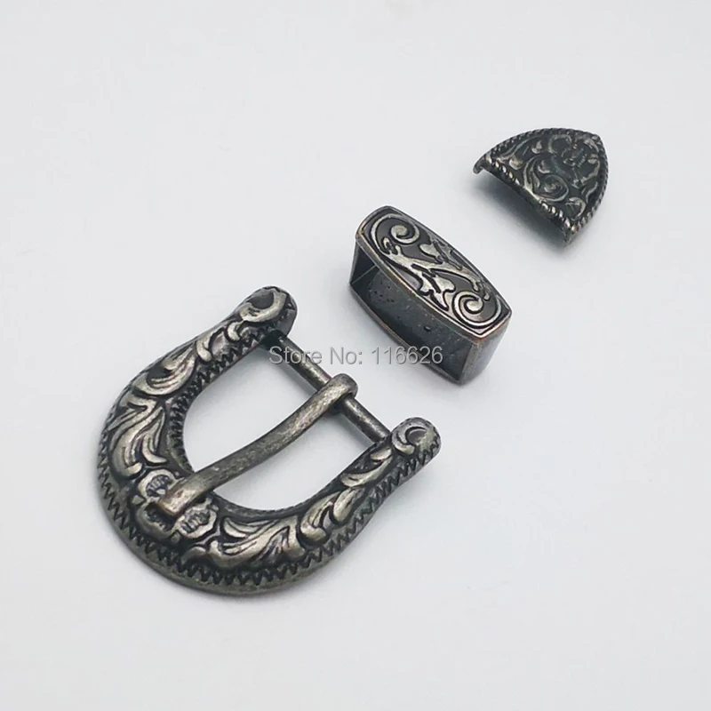 

DIY women vintage 3pcs/set pin buckle 20mm inner width 10sets/lot