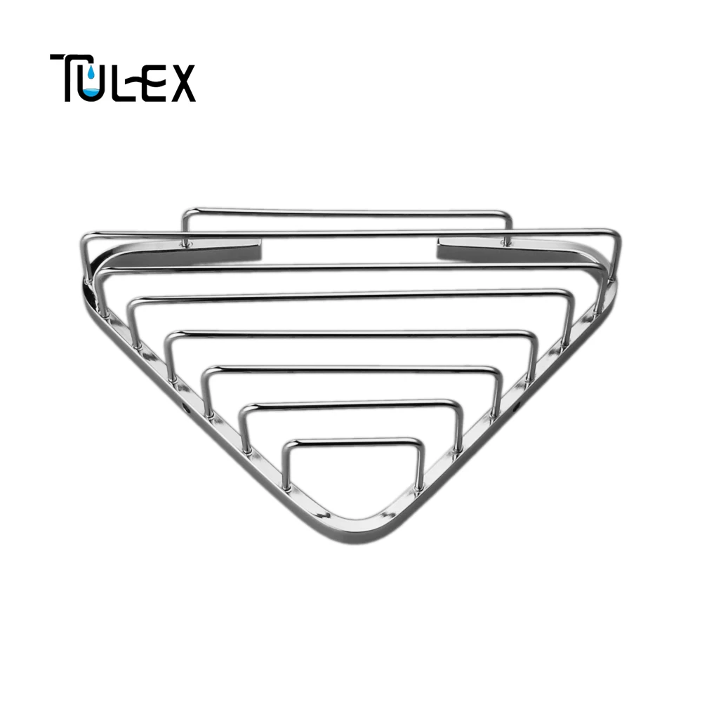 TULEX полки для ванной комнаты душевая Корзина настенный угловой Стеллаж корзина для хранения из нержавеющей стали зеркальная полировка