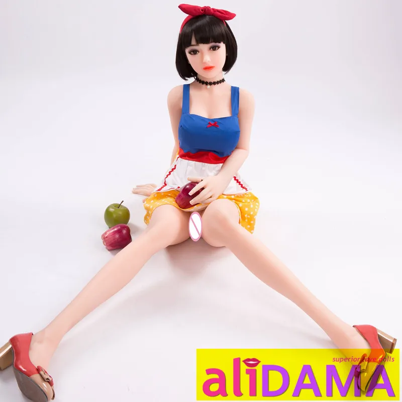 ALIDAMA 148 см (4.85ft) японская гейша девочка большая женская грудь кукла из тпе