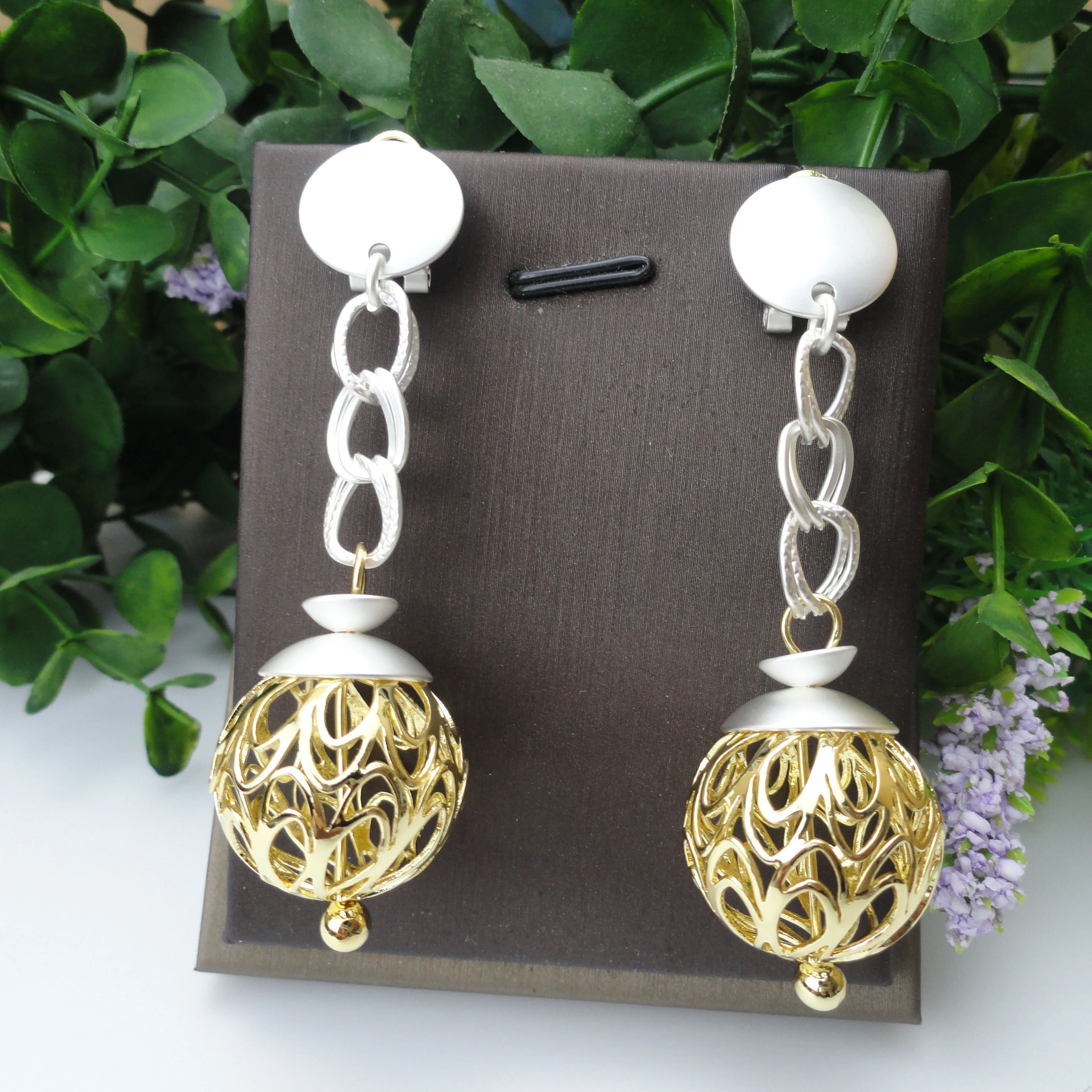 

Yuminglai 24K Dubai Gold Earrings Fashion Earrings for Women FHK6156