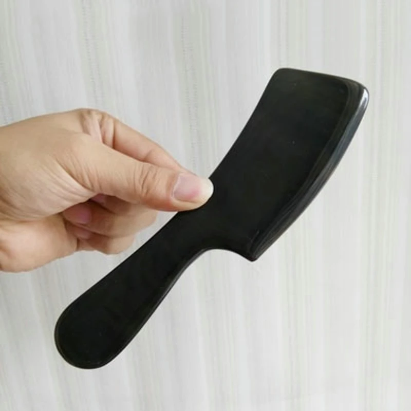 Gua sha инструмент натуральный рог буйвола ручной работы ремень ручка многофункциональный универсальный выскабливание доска красота легко использовать Guasha