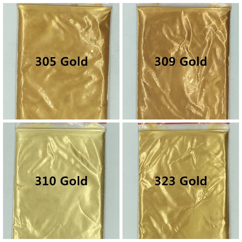 50g Mica Gold powder Pigment for DIY decoration Paint Cosmetic Metal Gold Dust Soap Dye