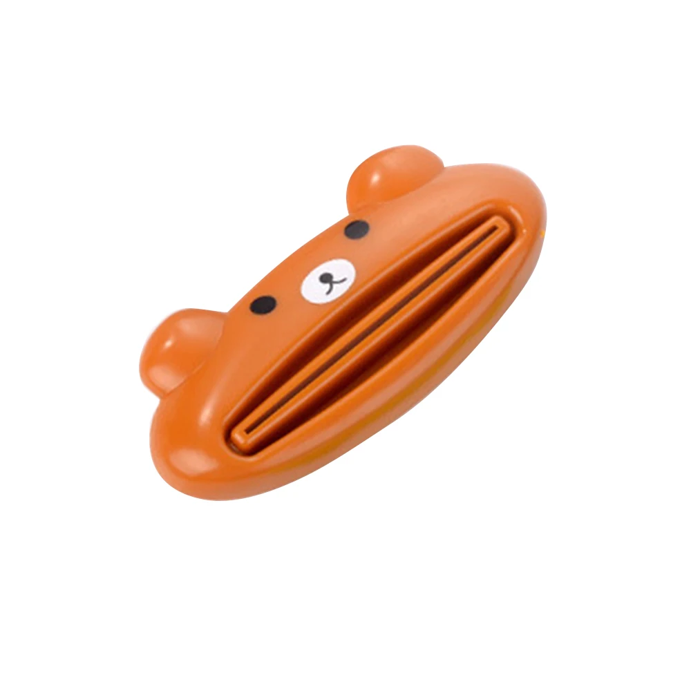 Cute Animal Toothpaste Squeezer Home Bathroom Cartoon Plastic Toothpaste Dispenser Tube Squeezer Rolling Holder Home Bathroom