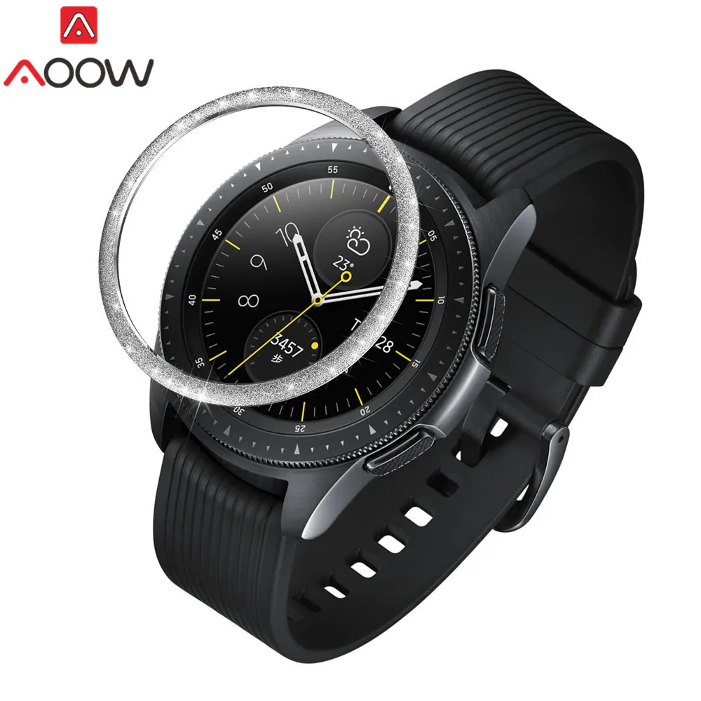 Ободок кольцо Стайлинг для samsung Galaxy Watch 42 мм/Шестерня Спорт клеющаяся крышка против царапин защита из нержавеющей стали аксессуары