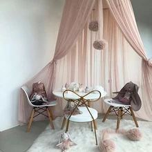 Аксессуары для постельных принадлежностей для новорожденных, декоративные сетки для детской кроватки, украшение из шифона, москитная сетка