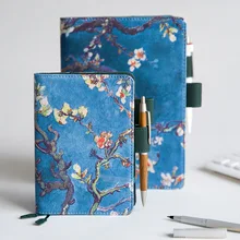 Живопись Ван Гога Обложка для стандартного A5 A6 Дневник блокнот милый ежедневник еженедельник Органайзер с распорядком дня блокнот пули журнал