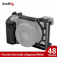 Gaiola de câmera smallrig com alça de silicone para câmera sony a6100/a6300/a6400 3164