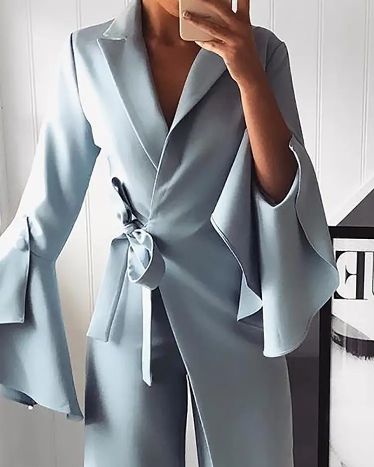 2020 Fashion Spring Autumn Rompers Womens Long Sleeve Strap temperament Solid Color Casual Jumpsuit Overalls for Women Bodysuit 2020 Fashion Spring Autumn Rompers Womens Long Sleeve Strap temperament Solid Color Casual Jumpsuit Overalls for Women Bodysuit