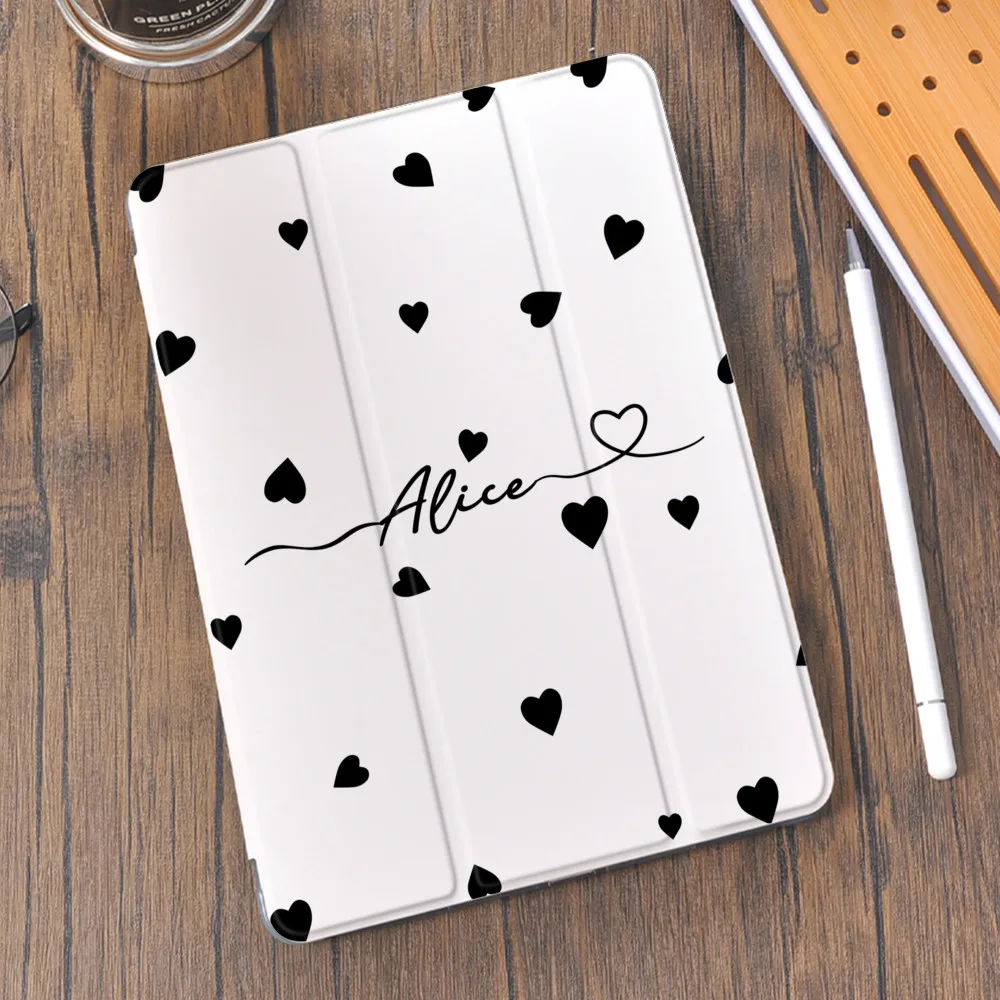 

Custom Name for iPad Air 2020 Case With Pencil Holder 10.2 7th 8th generation Funda For iPad Pro 11 Case 2020 Mini 5 Cover Air