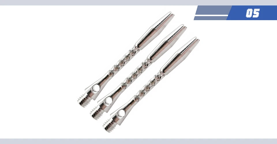 High-quality 6Pcs/Lot Darts Accessories Shaft Aluminium Alloy Material 45mm Shafts Silvery White And Black Two Colour Dart High-quality 6Pcs/Lot Darts Accessories Shaft Aluminium Alloy Material 45mm Shafts Silvery White And Black Two Colour Dart