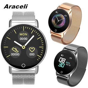 

R1 Smart Watch Blood Pressure Sleep Monitor Healthy Tracker Smartband Men Woman Brightness Control Steel Strap R1 Smartwatch