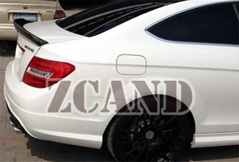 V STYLE TRUNK LIP SPOILER fit for MERCEDES BENZ W204 4DOOR SEDAN C63 C300 C350 C63 08-12