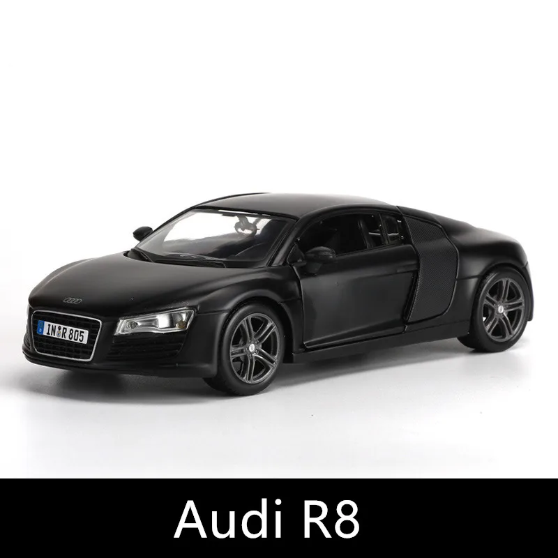 Maisto 1:24 Audi R8, модель автомобиля из сплава, модель автомобиля, украшение автомобиля, коллекция, Подарочная игрушка - Цвет: R8