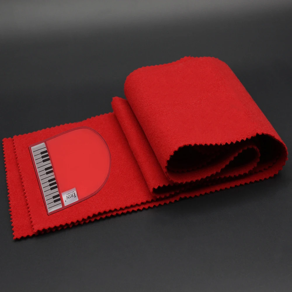 IRIN Robuste Klaviertastenabdeckung aus Wolle, schmutzabweisende Tastaturabdeckung, Reinigungshandschuhe, Klavierzubehör aus weichem Wollmaterial – Detail 6