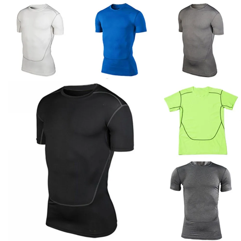 New Arrival Men Compression Base Layer Tee Shirts Athletic Tops Sports Collection New S-XXLk