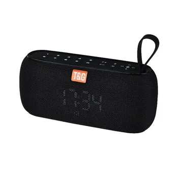 

New TG177 Speakers Bluetooth Portable Alarm Clock Temperature Display Bass Digital Choose Song Waterproof Wireless Loudspeaker
